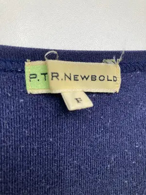 R.NEWBOLD/アールニューボールド/Tシャツ/カットソー/トップス/ネイビー/F