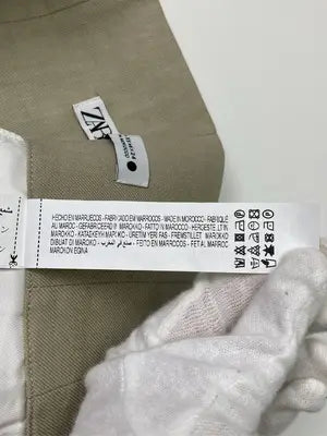 ZARA/ザラ/ショート/ミニスカート/スカート/ベージュ/USA XS