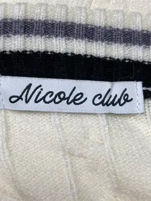 NICOLE CLUB/ニコルクラブ/ニット/セーター/トップス/アイボリー/FREE