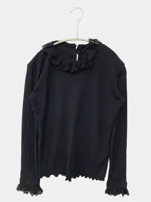 Riche glamour/リシェグラマー/Tシャツ/カットソー/トップス/ブラック/M