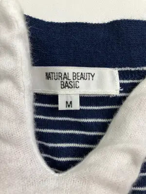 NATURAL BEAUTY BASIC/ナチュラルビューティーベーシック/Tシャツ/カットソー/トップス/ネイビー/M