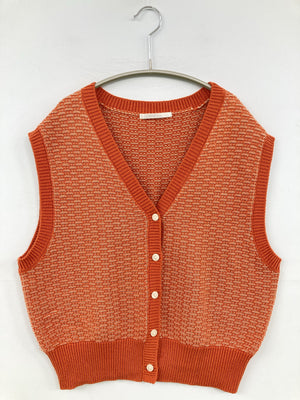 RETRO GIRL/レトロガール/ベスト/トップス/オレンジ