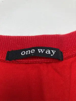 One Way/ワンウェイ/Tシャツ/カットソー/トップス/レッド/M