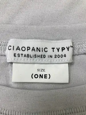 CIAOPANIC TYPY/チャオパニックティピー/Tシャツ/カットソー/トップス/グレー/ONE