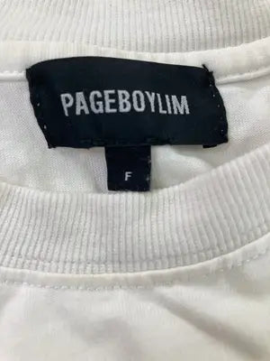 PAGEBOYLIM/ページボーイリム/Tシャツ/カットソー/トップス/ホワイト/F
