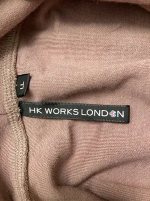 HK WORKS LOMDON/パーカー/トップス/ブラウン/LL