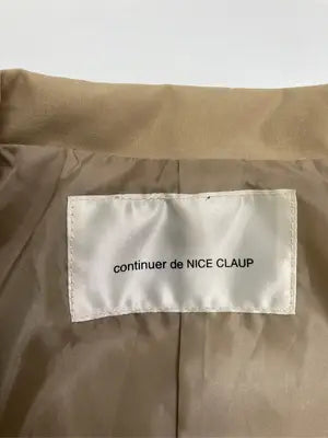 continuer de NICE CLAUP/コンティニューデナイスクラップ/セットアップ/ジャケット/アウター/ベージュ/F