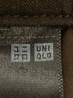 UNIQLO/ユニクロ/スラックス/パンツ/ブラウン/S
