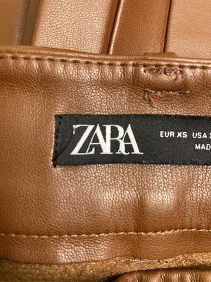 ZARA/ザラ/ショート/ミニスカート/スカート/ブラウン/XS