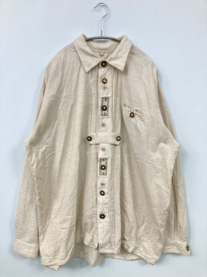 シャツ/ブラウス/トップス/ホワイト/L