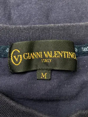 GIANNI VALENTINO/ジャンニバレンチノ/Tシャツ/カットソー/トップス/ネイビー/M