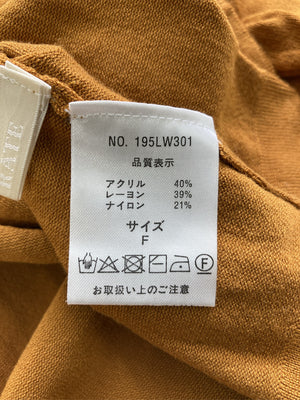 FURRY RATE/ファーリーレート/Tシャツ/カットソー/トップス/ブラウン/F