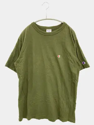 Champion/チャンピオン/Tシャツ/カットソー/トップス/カーキ/LARGE