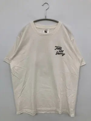 TOM and JERRY/トムアンドジェリー/Tシャツ/カットソー/トップス/ホワイト/L