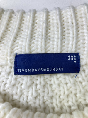 SEVENDAYS=SUNDAY/セブンデイズサンデイ/ニット/セーター/トップス/アイボリー/F