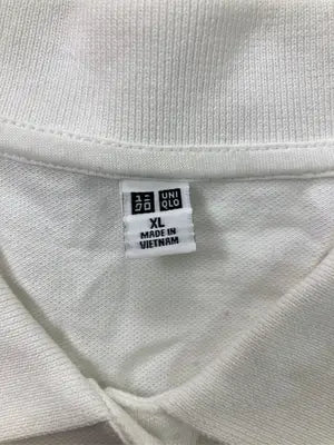 UNIQLO/ユニクロ/ポロシャツ/トップス/ホワイト/XL