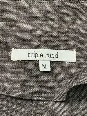 triple rund/セットアップ/ジャケット/アウター/ブラウン/M