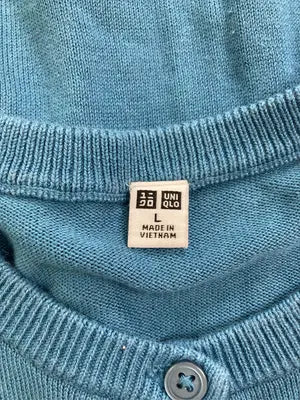 UNIQLO/ユニクロ/カーディガン/ボレロ/トップス/ブルー/L