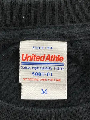 United Athle/ユナイテッドアスレ/Tシャツ/カットソー/トップス/ブラック/M