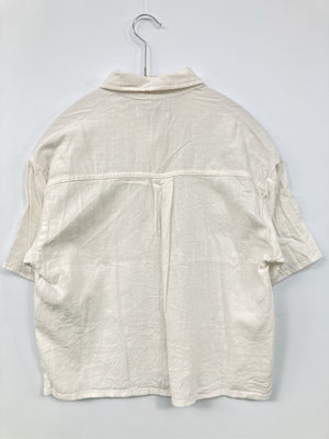 HOLLISTER/ホリスター/シャツ/ブラウス/トップス/ホワイト/XS