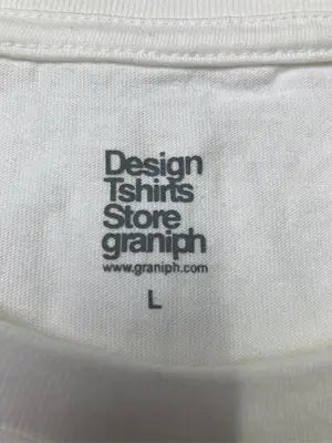 Design Tshirts Store graniph/デザインティーシャツストアーグラニフ/Tシャツ/カットソー/トップス/ホワイト/L