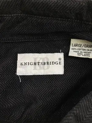 KNIGHTSBRIDGE/ナイツブリッジ/シャツ/ブラウス/トップス/ブラック/LARGE