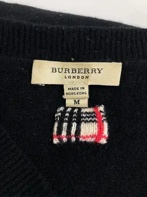 BURBERRY LONDON/バーバリーロンドン/ニット/セーター/トップス/ブラック/M