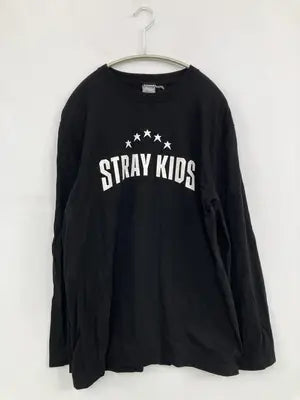 STRAY KIDS/Tシャツ/カットソー/トップス/ブラック/L