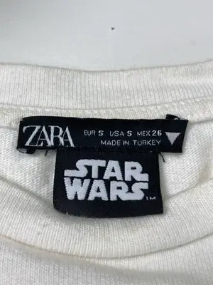 ZARA/ザラ/Tシャツ/カットソー/トップス/ホワイト/USA S