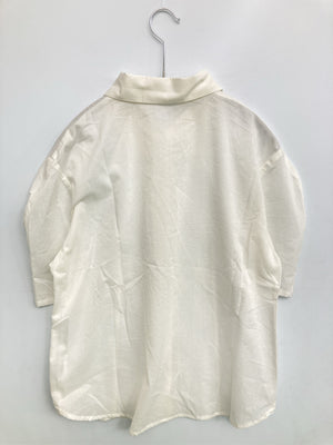 JEANASIS/ジーナシス/シャツ/ブラウス/トップス/ホワイト/F