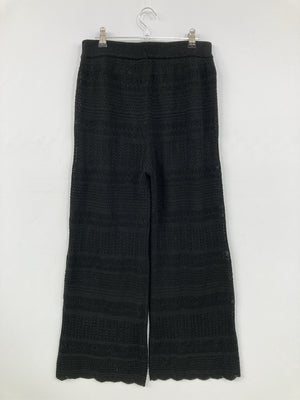 Nicole white/スラックス/パンツ/ブラック/FREE