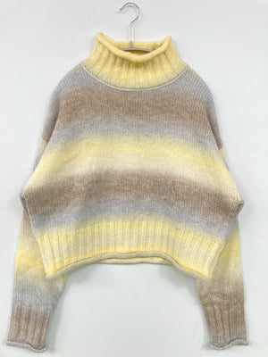 NICE CLAUP/ナイスクラップ/ニット/セーター/トップス/イエロー/F