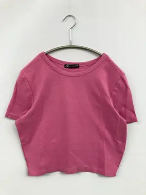 ZARA/ザラ/Tシャツ/カットソー/トップス/ピンク/L