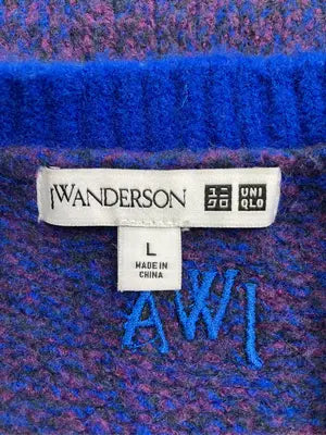 UNIQLO JW Anderson/ユニクロジェイダブリューアンダーソン/ニット/セーター/トップス/パープル/L