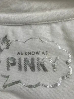 AS KNOW AS PINKY/アズノゥアズピンキー/Tシャツ/カットソー/トップス/ホワイト/*
