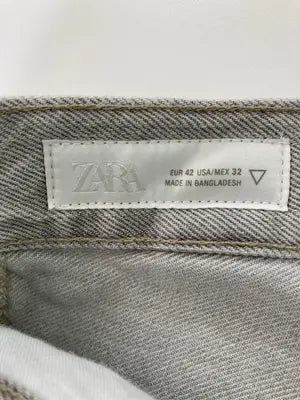ZARA/ザラ/デニムパンツ/パンツ/グレー/EUR 42 USA/MEX 32