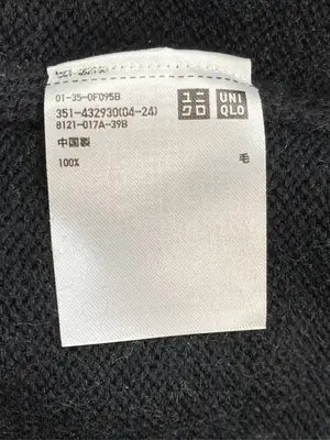 UNIQLO U/ユニクロユー/ニット/セーター/トップス/ブラック/XL
