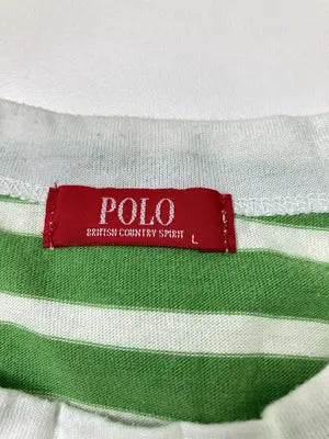 POLO/ポロ/Tシャツ/カットソー/トップス/ライトグリーン/L