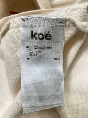 koe/コエ/Tシャツ/カットソー/トップス/ホワイト/F