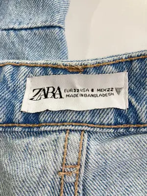 ZARA/ザラ/デニムパンツ/パンツ/スカイブルー