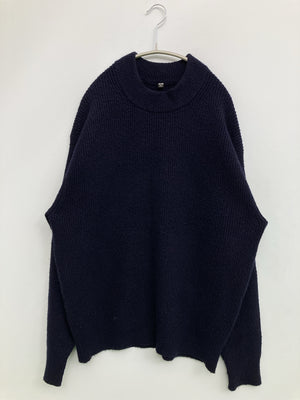 UNIQLO/ユニクロ/ニット/セーター/トップス/ネイビー/L