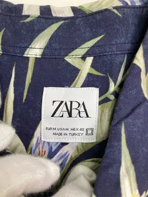 ZARA/ザラ/シャツ/ブラウス/トップス/ネイビー/M