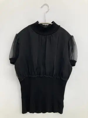 LANVIN/ランバン/シャツ/ブラウス/トップス/ブラック/38