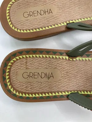 GRENDHA/サンダル/シューズ/カーキ/36 (EUR 38)