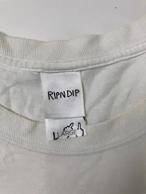 RIPNDIP/リップンディップ/Tシャツ/カットソー/トップス/ホワイト/LARGE