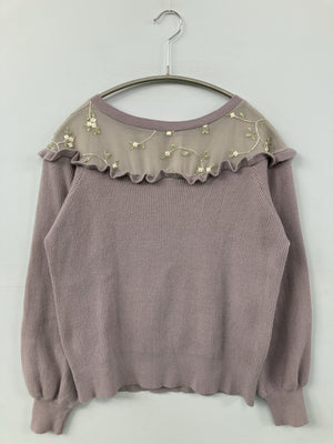 MAJESTIC LEGON/マジェスティックレゴン/ニット/セーター/トップス/パープル/M