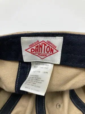 DANTON/ダントン/キャップ/帽子/ベージュ/F