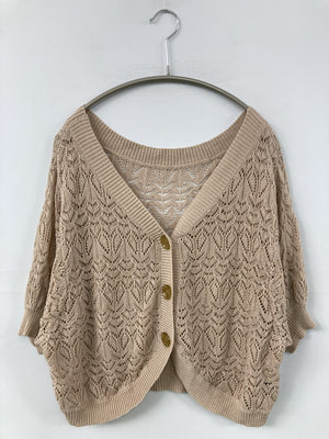 Heather/ヘザー/カーディガン/ボレロ/トップス/ベージュ/F