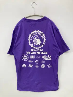 PORT COMPANY/ポートカンパニー/Tシャツ/カットソー/トップス/パープル/M