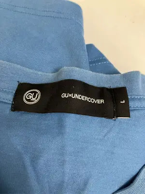 GU/ジーユー/Tシャツ/カットソー/トップス/ブルー/L